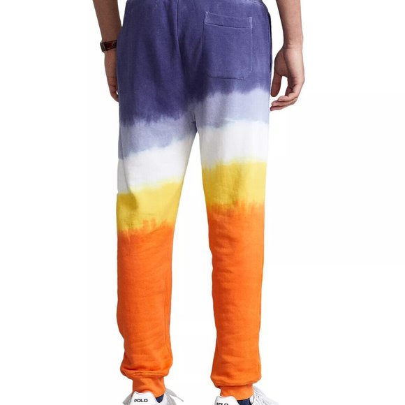 NWT $148 POLO RALPH LAUREN Men's FLEECE Tie-Dye Sweatpants JOGGER 2XL XXL - Picture 6 of 8